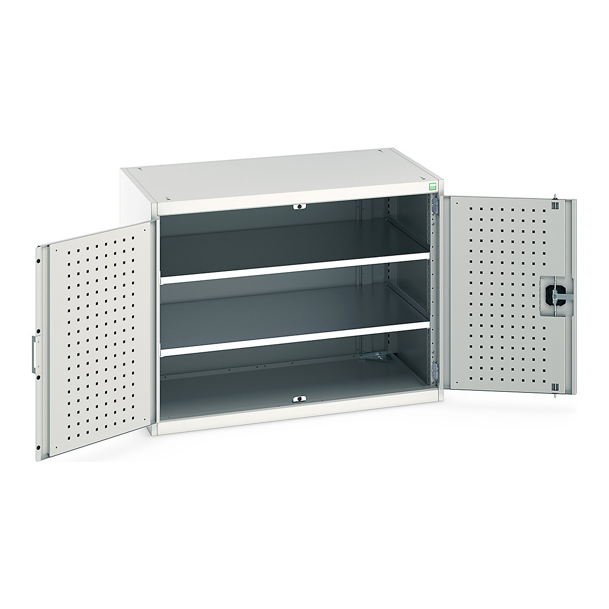 Bott Cubio Cupboard with Perfo Lined Doors