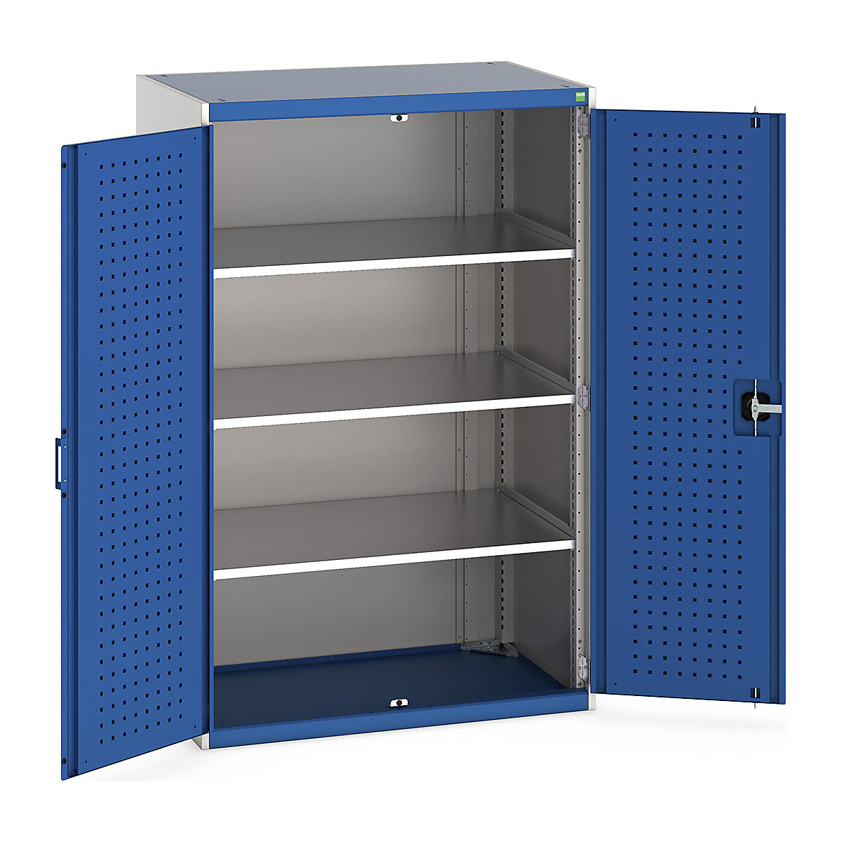 Bott Cubio Cupboard with Perfo Lined Doors
