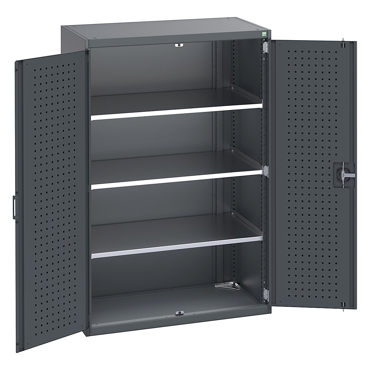 Bott Cubio Cupboard with Perfo Lined Doors