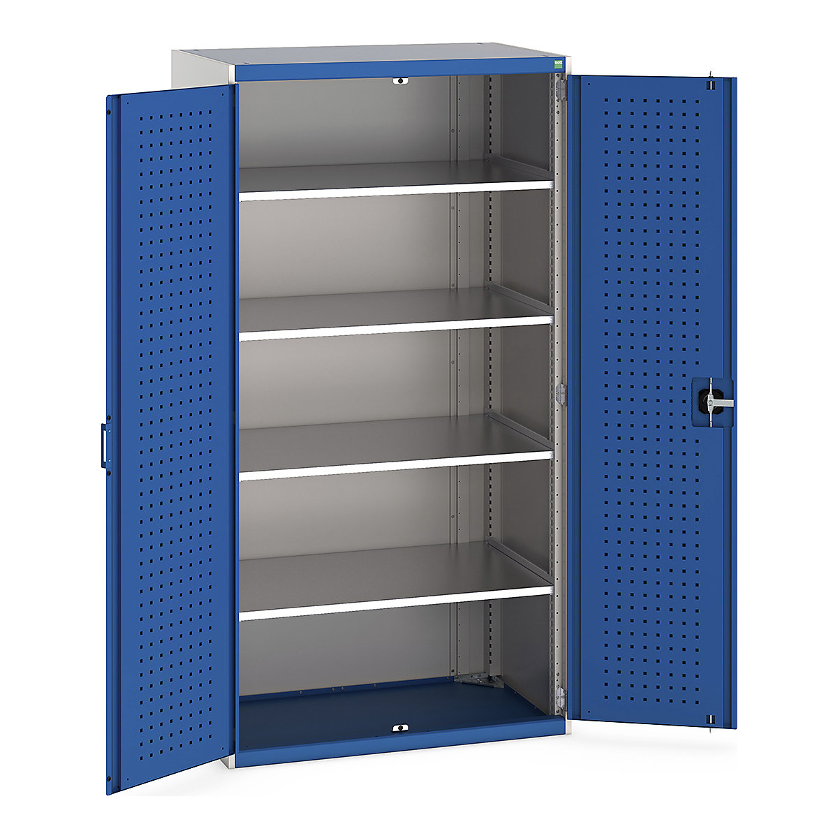 Bott Cubio Cupboard with Perfo Lined Doors