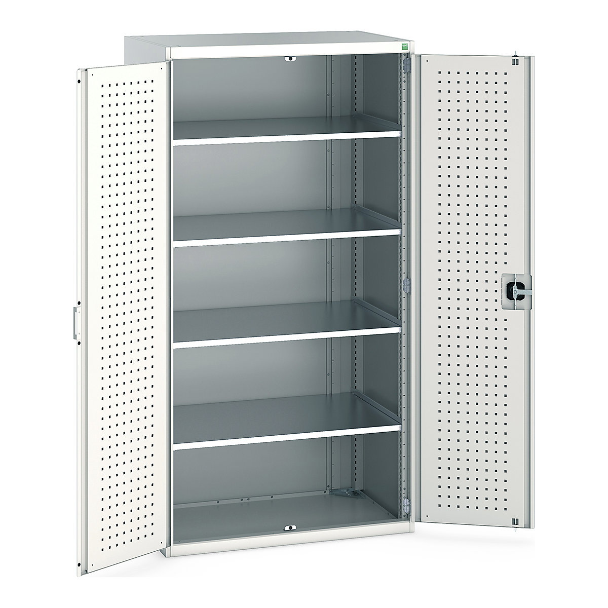 Bott Cubio Cupboard with Perfo Lined Doors