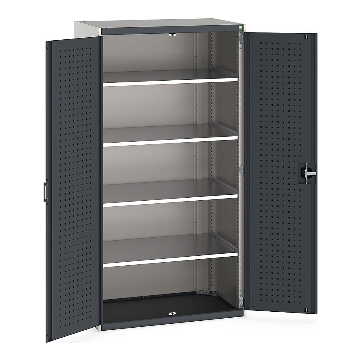Bott Cubio Cupboard with Perfo Lined Doors
