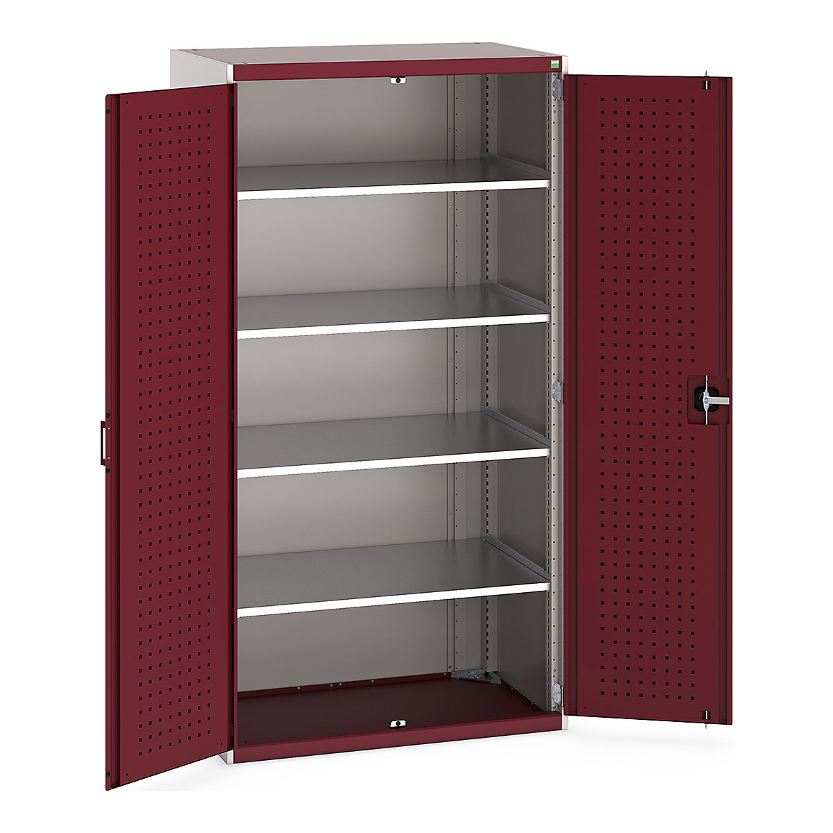 Bott Cubio Cupboard with Perfo Lined Doors