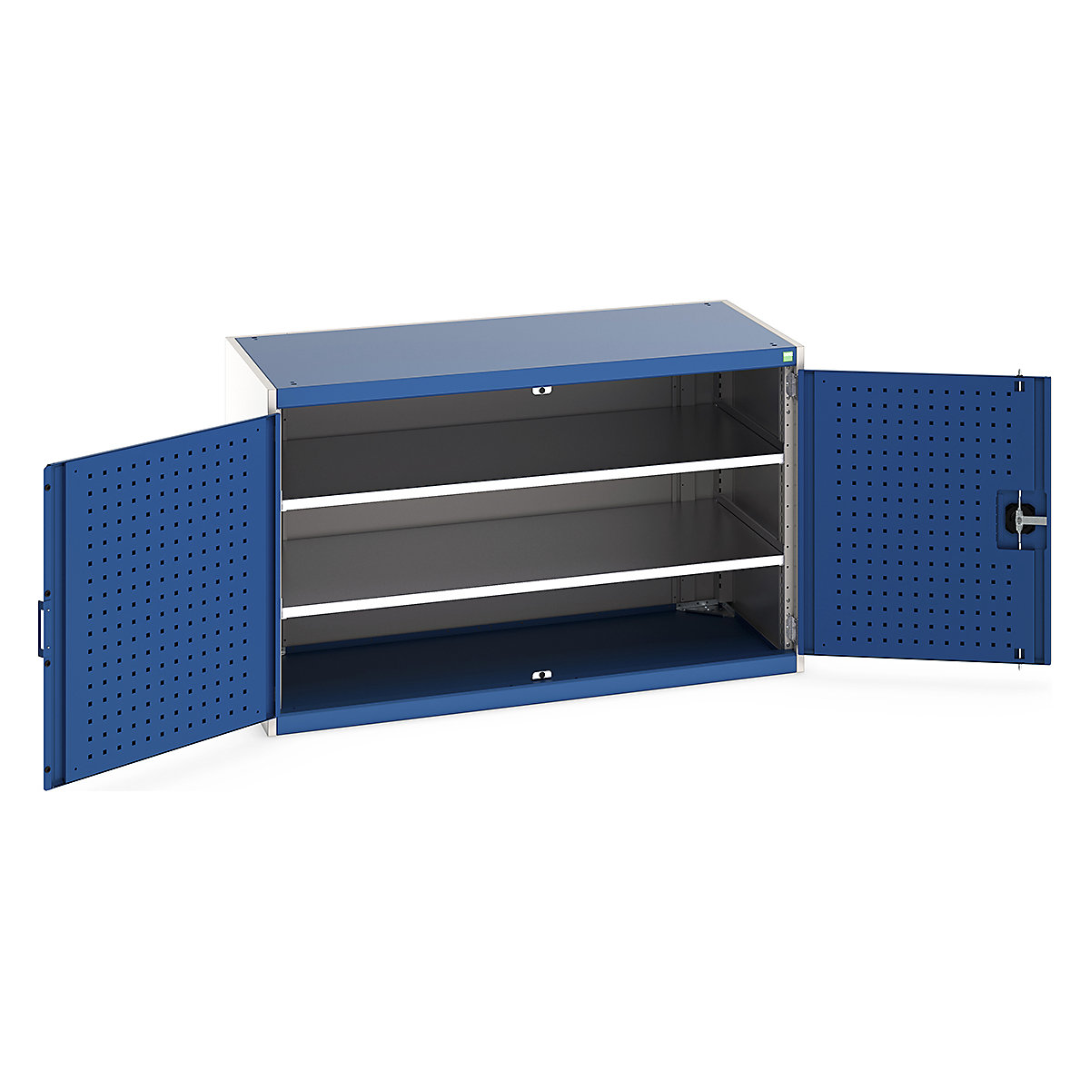 Bott Cubio Cupboard with Perfo Lined Doors