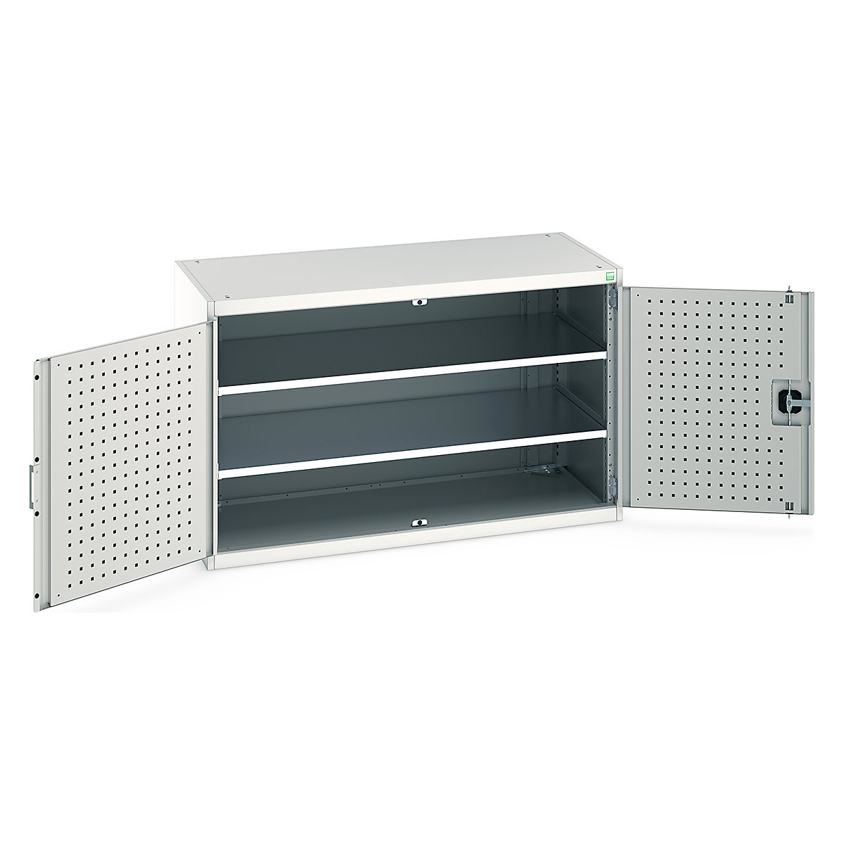 Bott Cubio Cupboard with Perfo Lined Doors