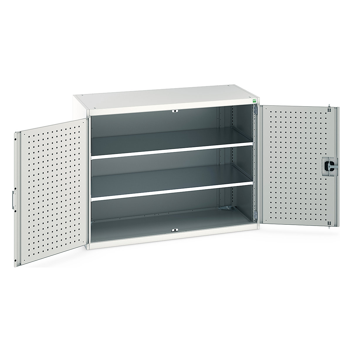 Bott Cubio Cupboard with Perfo Lined Doors