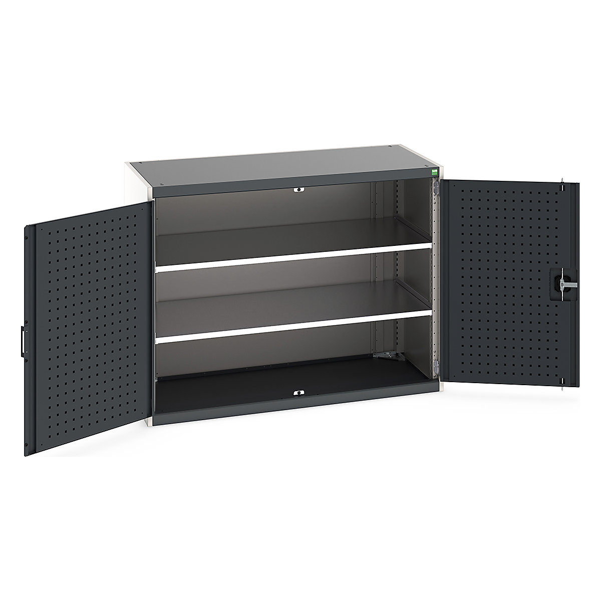 Bott Cubio Cupboard with Perfo Lined Doors