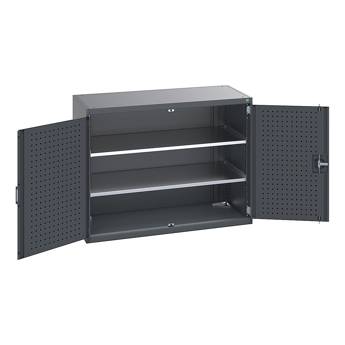 Bott Cubio Cupboard with Perfo Lined Doors