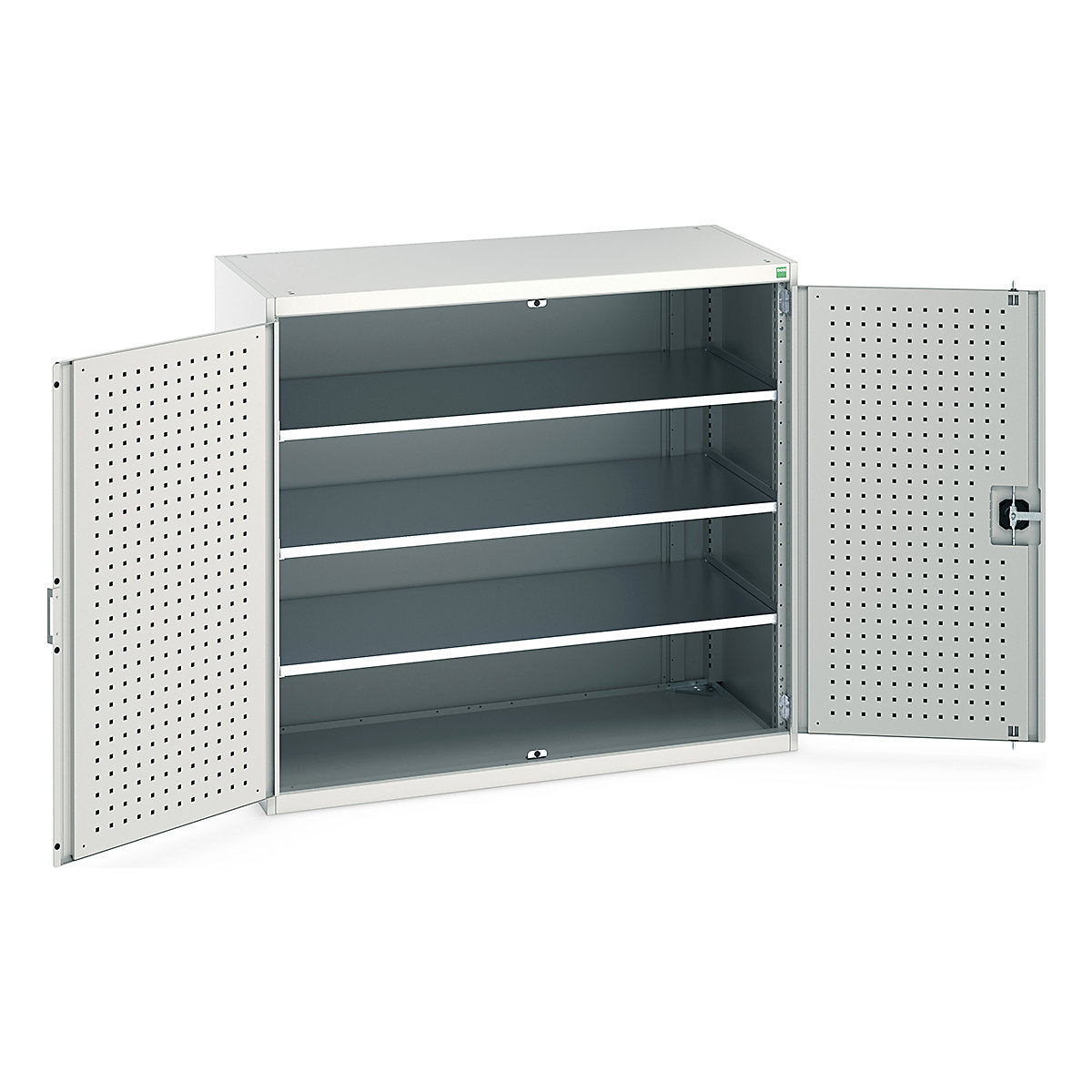 Bott Cubio Cupboard with Perfo Lined Doors