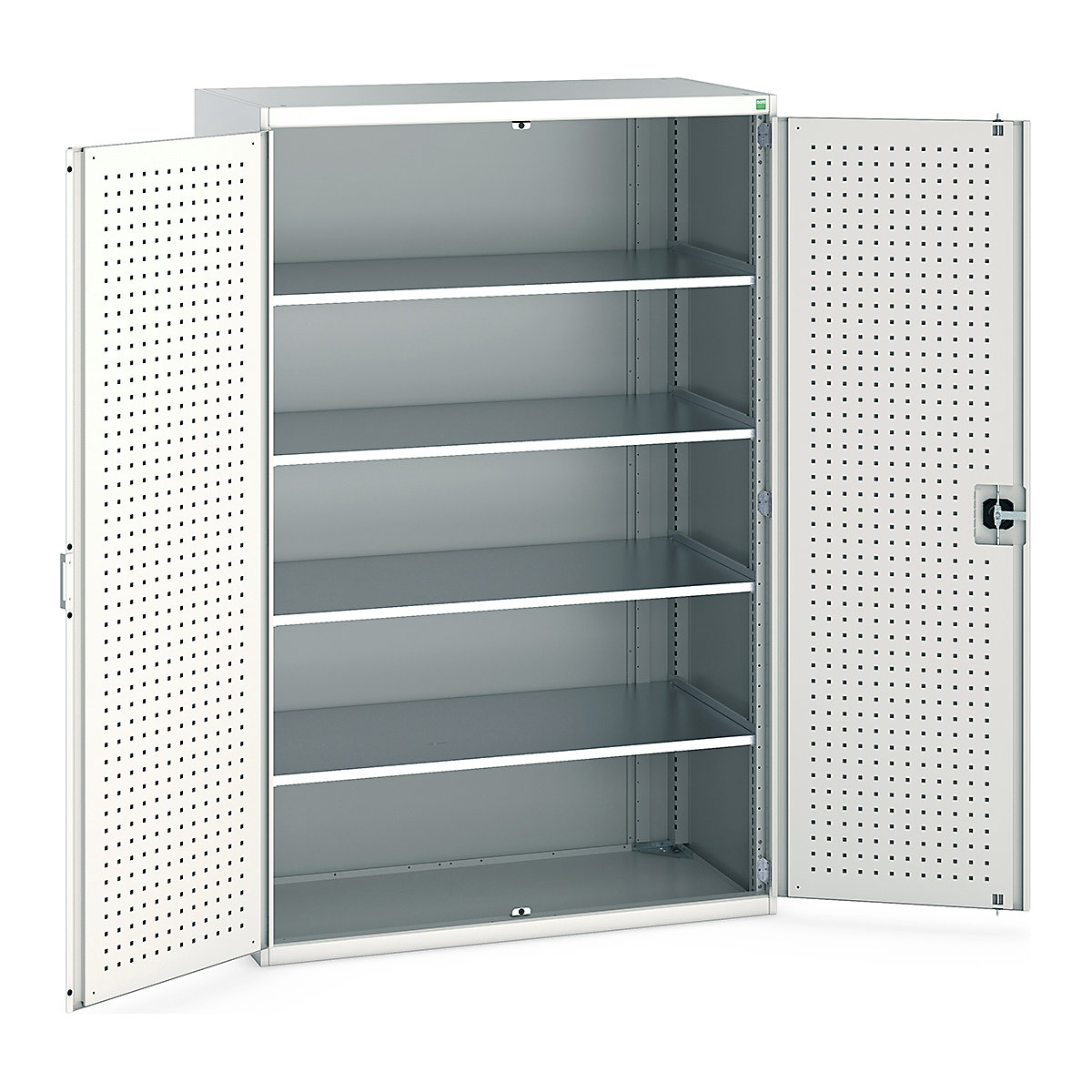Bott Cubio Cupboard with Perfo Lined Doors