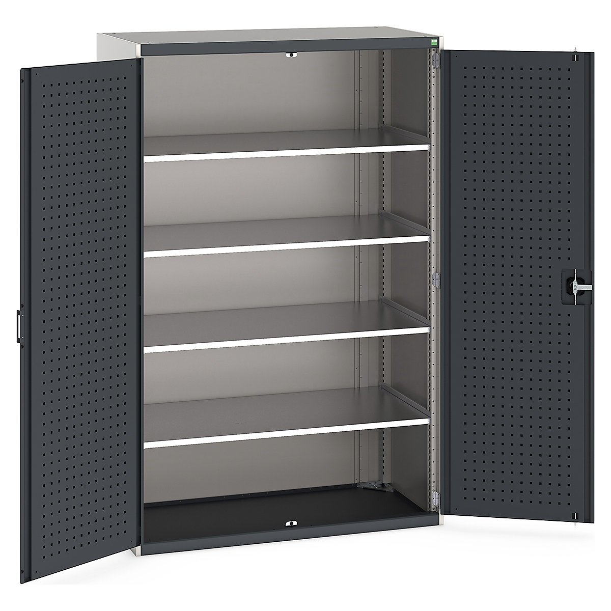 Bott Cubio Cupboard with Perfo Lined Doors