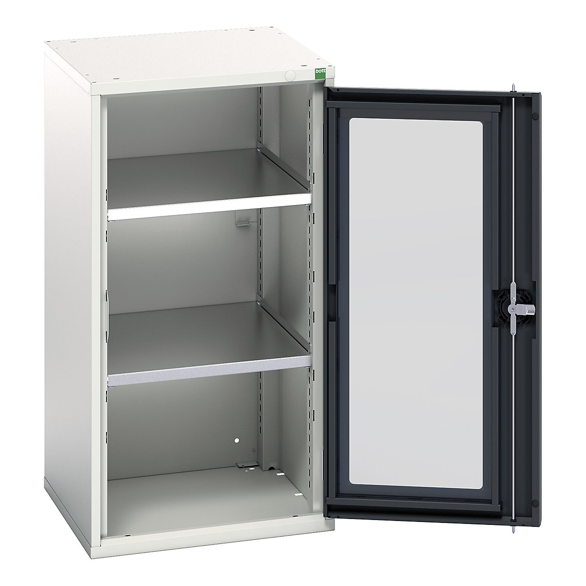 Bott Verso Window Door Cupboards, Bott Verso Window Door Cupboards, Bott Verso Window Door Cupboard | 1000h x 525w x 550d mm | 2 Shelves | Anthracite Grey-5
