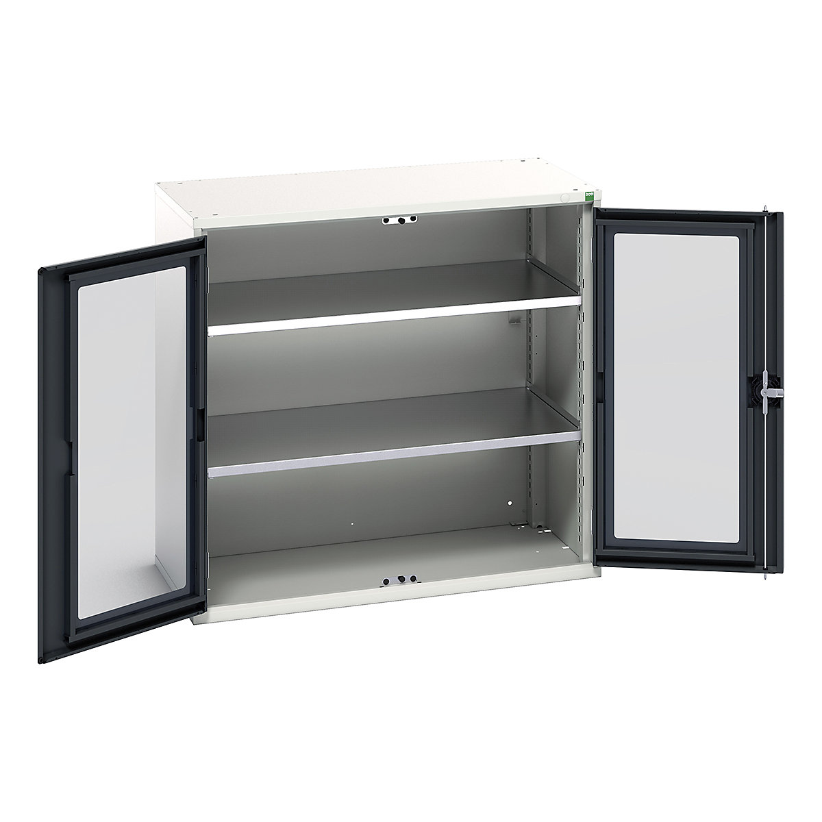 Bott Verso Window Door Cupboards, Bott Verso Window Door Cupboards, Bott Verso Window Door Cupboard | 1000h x 1050w x 550d mm | 2 shelves | Anthracite Grey-8