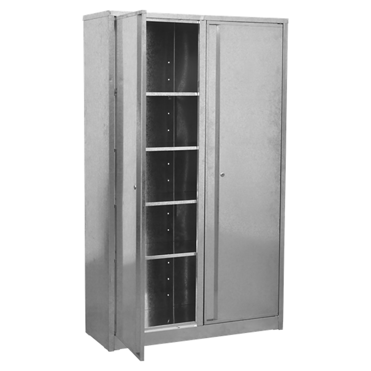 Sealey Extra-Wide Galvanised Steel Floor Cabinet | 4 Shelf