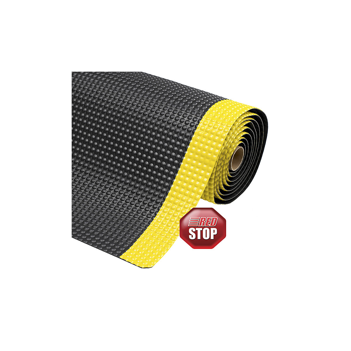 Sky Trax® workstation matting – NOTRAX, width 910 mm, sold by the metre, black / yellow-2