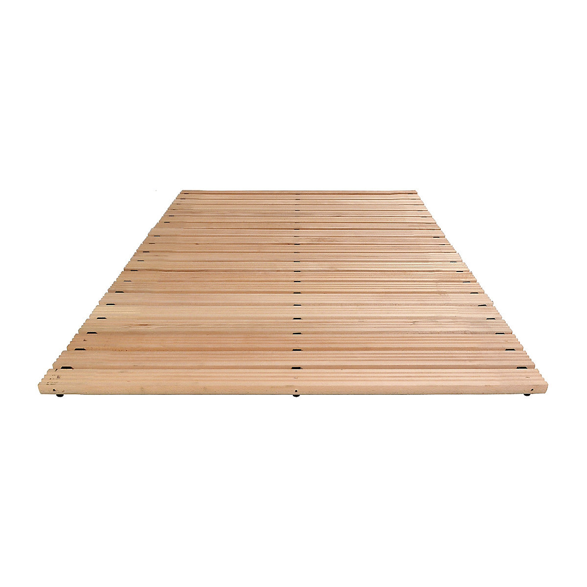 Wooden safety grid, per metre, without bevelled edge, width 1200 mm