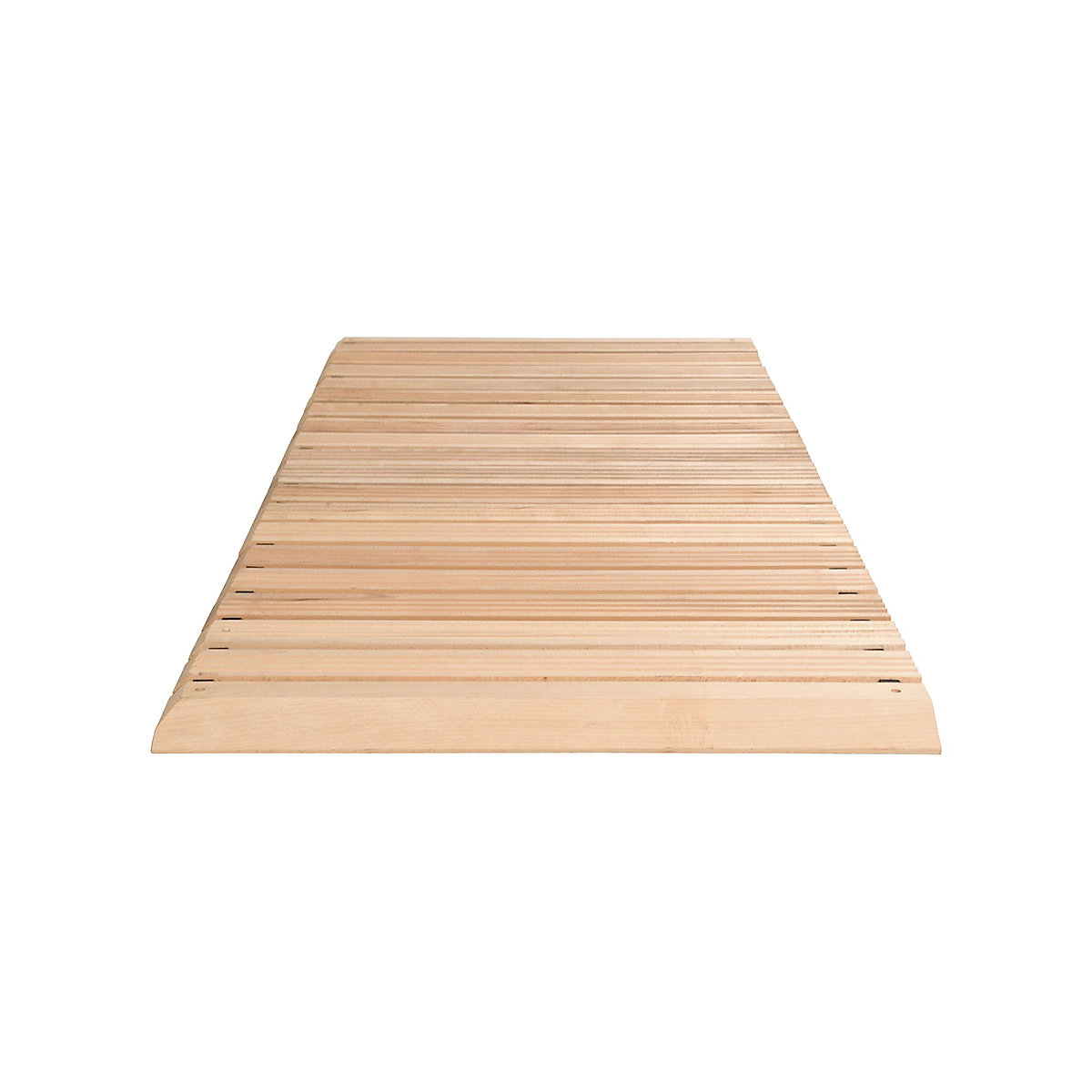 Wooden safety grid, per metre, with bevelled edges on 3 sides, width 800 mm