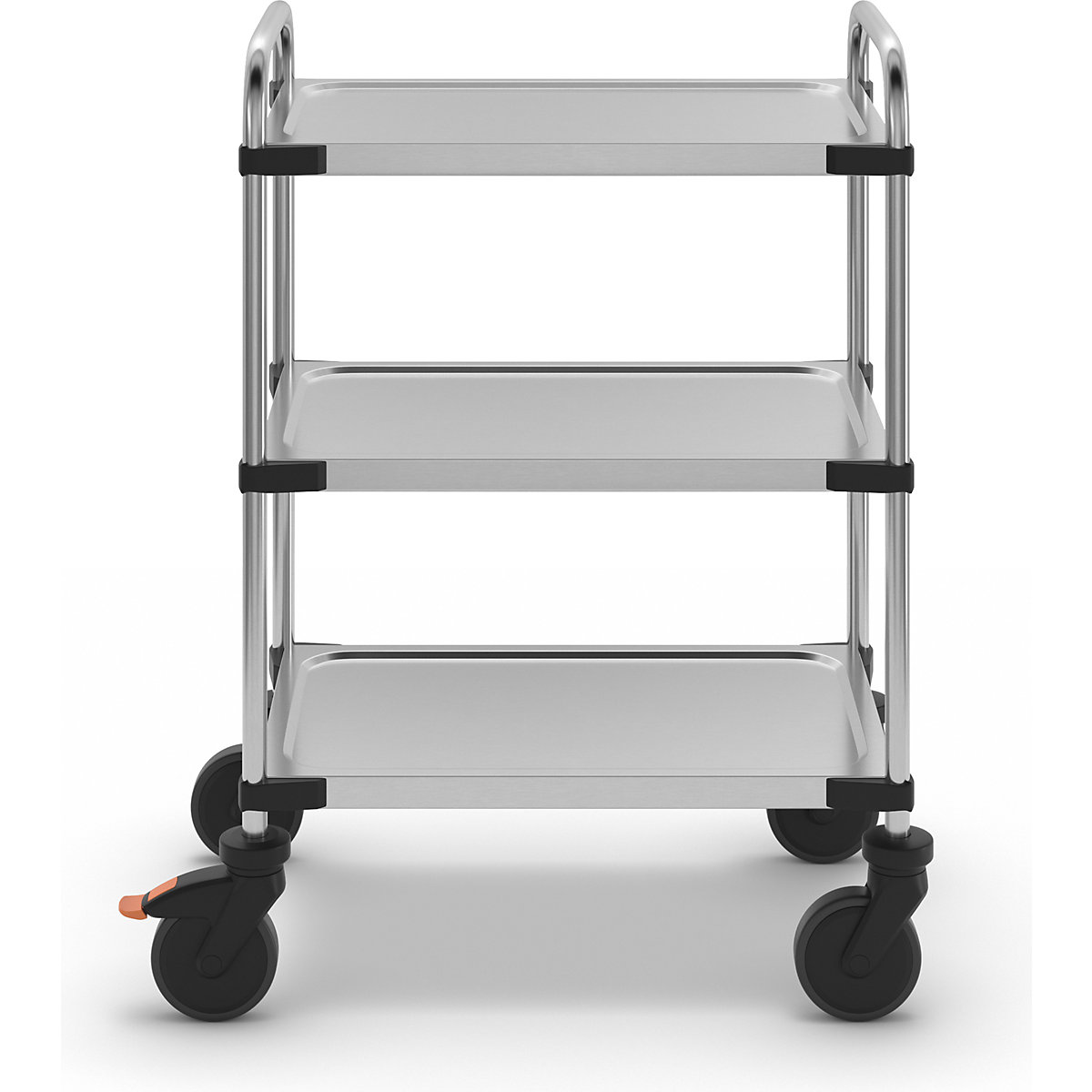 640-RL stainless steel serving trolley (Product illustration 3)-2