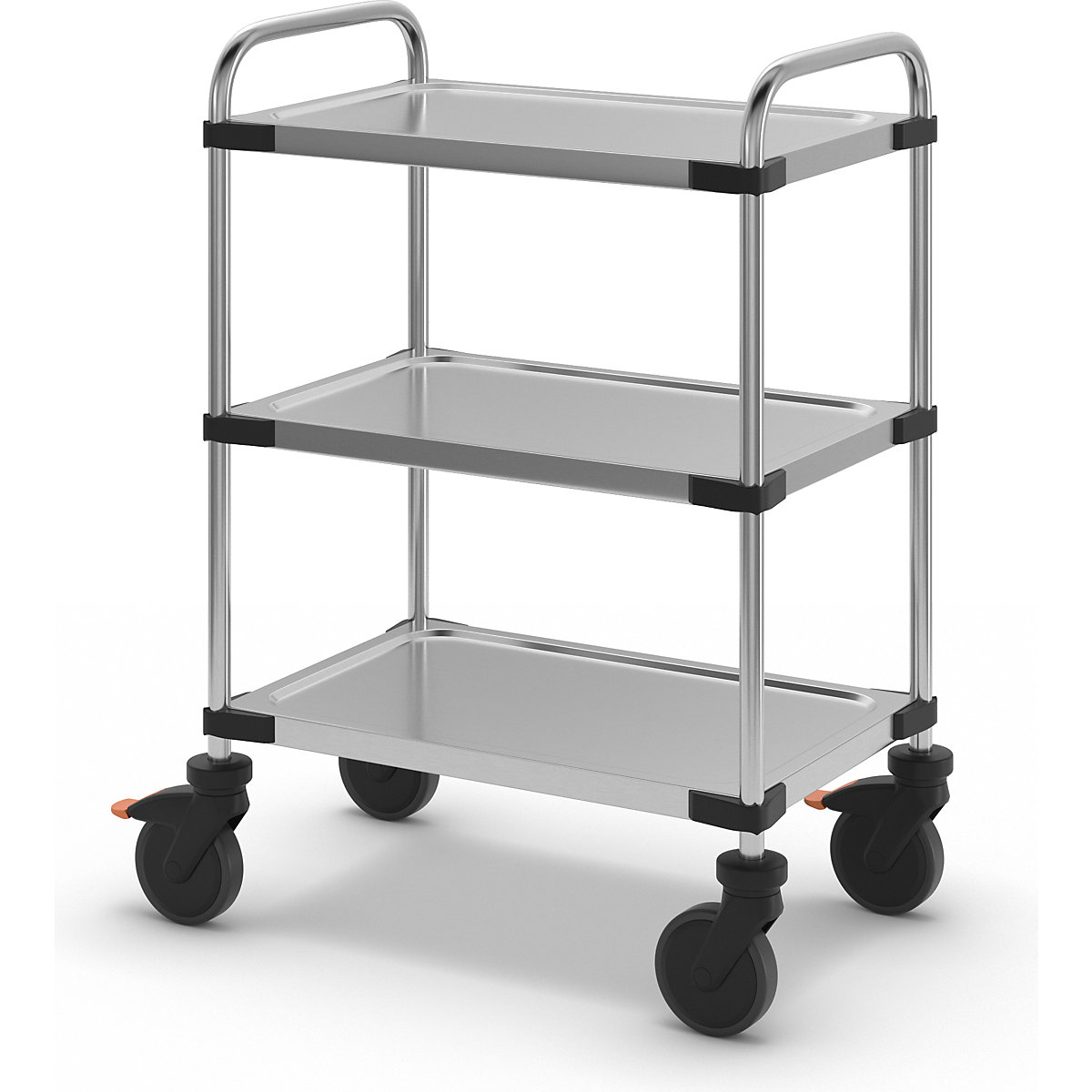 640-RL stainless steel serving trolley (Product illustration 5)-4