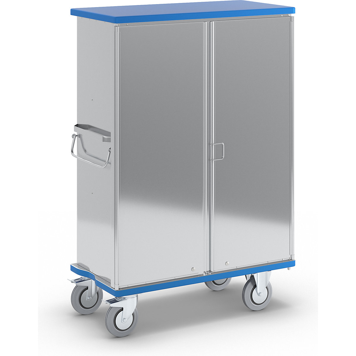 Aluminium cupboard trolley – Gmöhling, max. load 300 kg, external LxWxH 1220 x 610 x 1806 mm-7