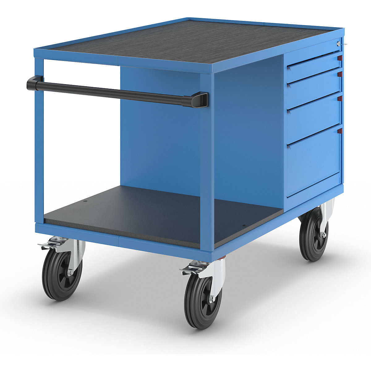 Assembly trolley, max. load 500 kg – eurokraft pro