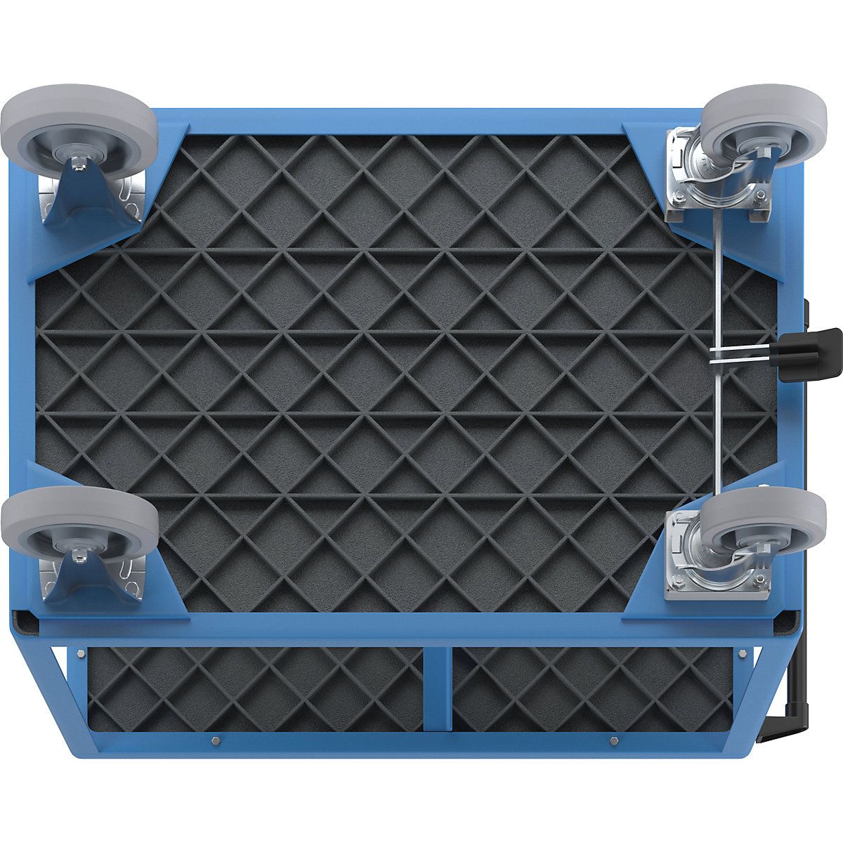 Assembly trolley, max. load 500 kg – eurokraft pro (Product illustration 6)-5