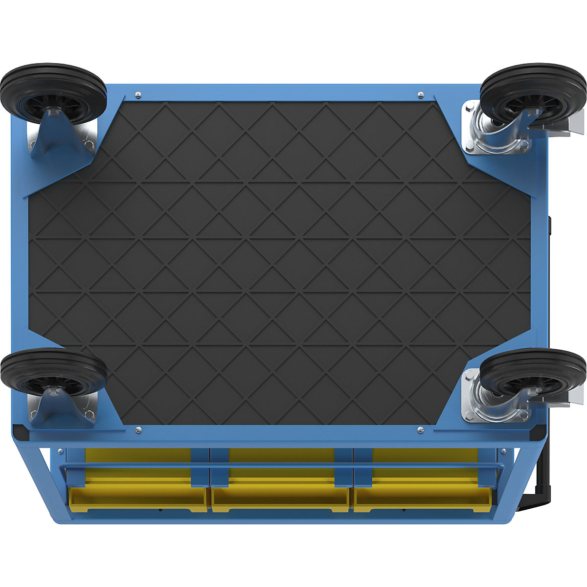 Assembly trolley, max. load 500 kg – eurokraft pro (Product illustration 5)-4