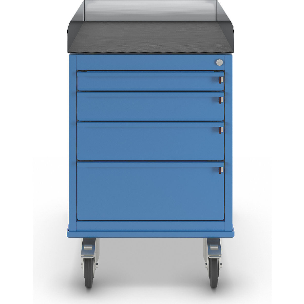 Assembly trolley, powder coated – eurokraft pro (Product illustration 2)-1