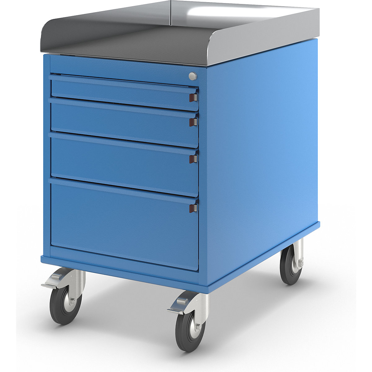 Assembly trolley, powder coated – eurokraft pro