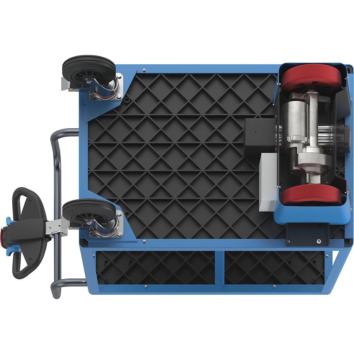 Assembly trolley with electric drive – eurokraft pro (Product illustration 2)-1