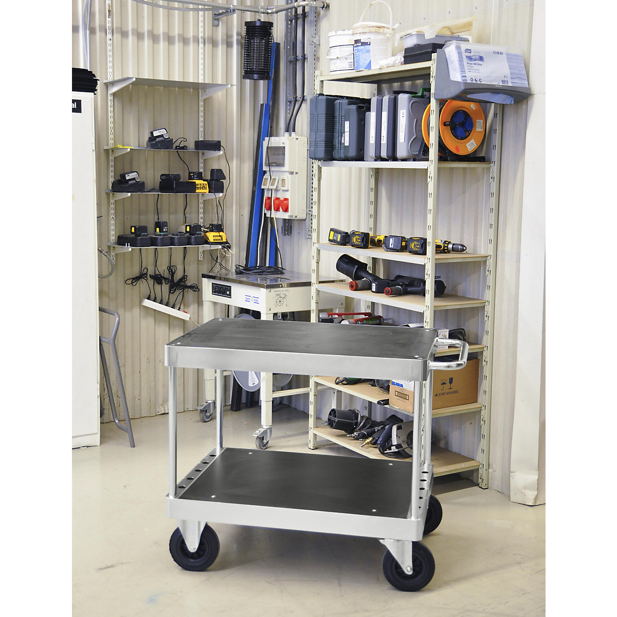 JUMBO zinc plated workshop trolley – Kongamek (Product illustration 12)-11