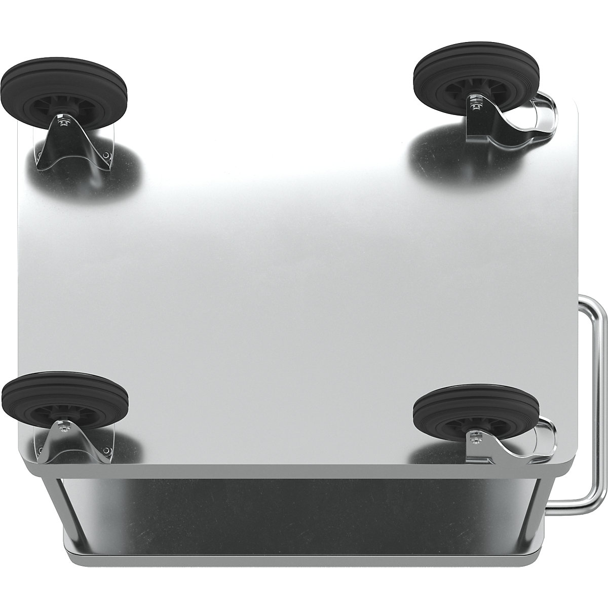 JUMBO zinc plated workshop trolley – Kongamek (Product illustration 2)-1