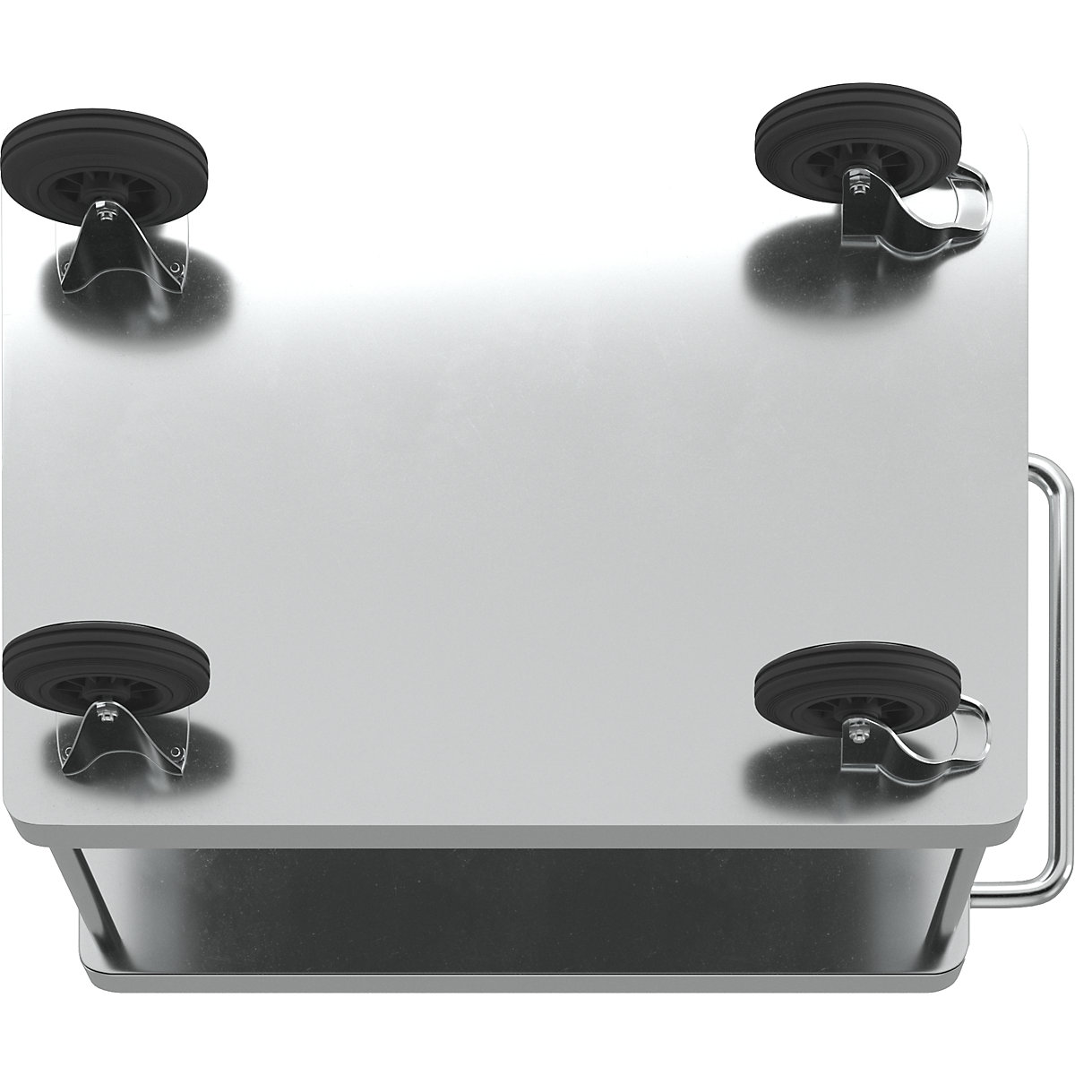 JUMBO zinc plated workshop trolley – Kongamek (Product illustration 3)-2