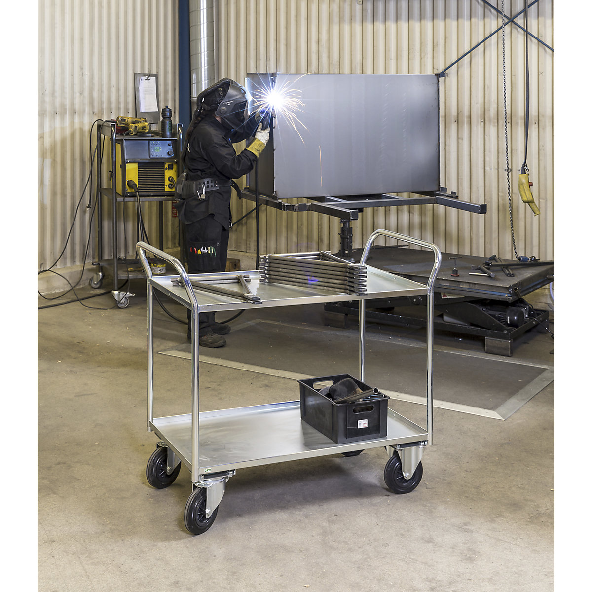 KM41 table trolley – Kongamek (Product illustration 2)-1