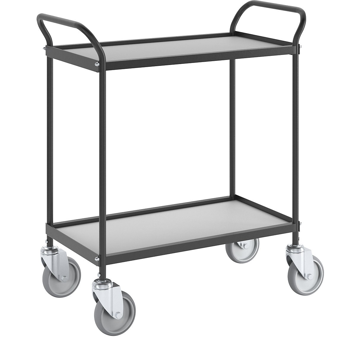Serving trolley, LxWxH 780 x 380 x 880 mm, 2 shelves, 2+ items-2