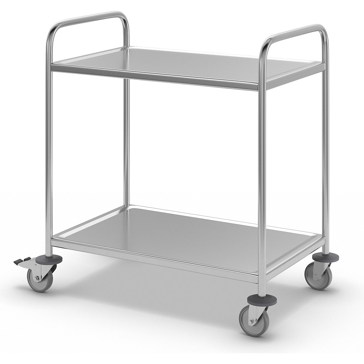 Stainless steel serving trolley – Kongamek (Product illustration 4)-3