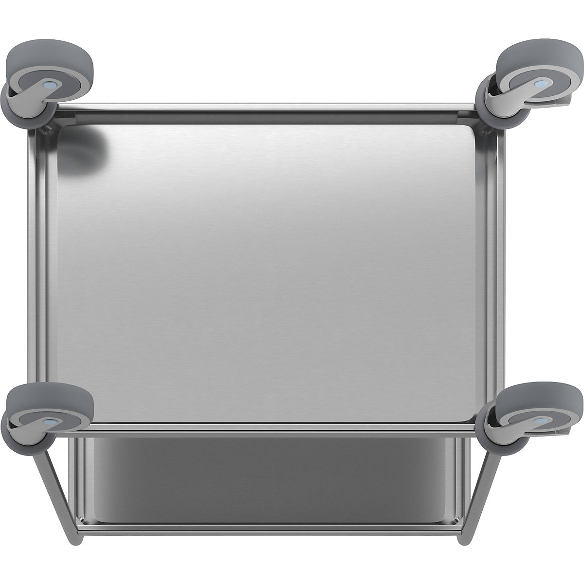 Stainless steel serving trolley – Kongamek (Product illustration 25)-24