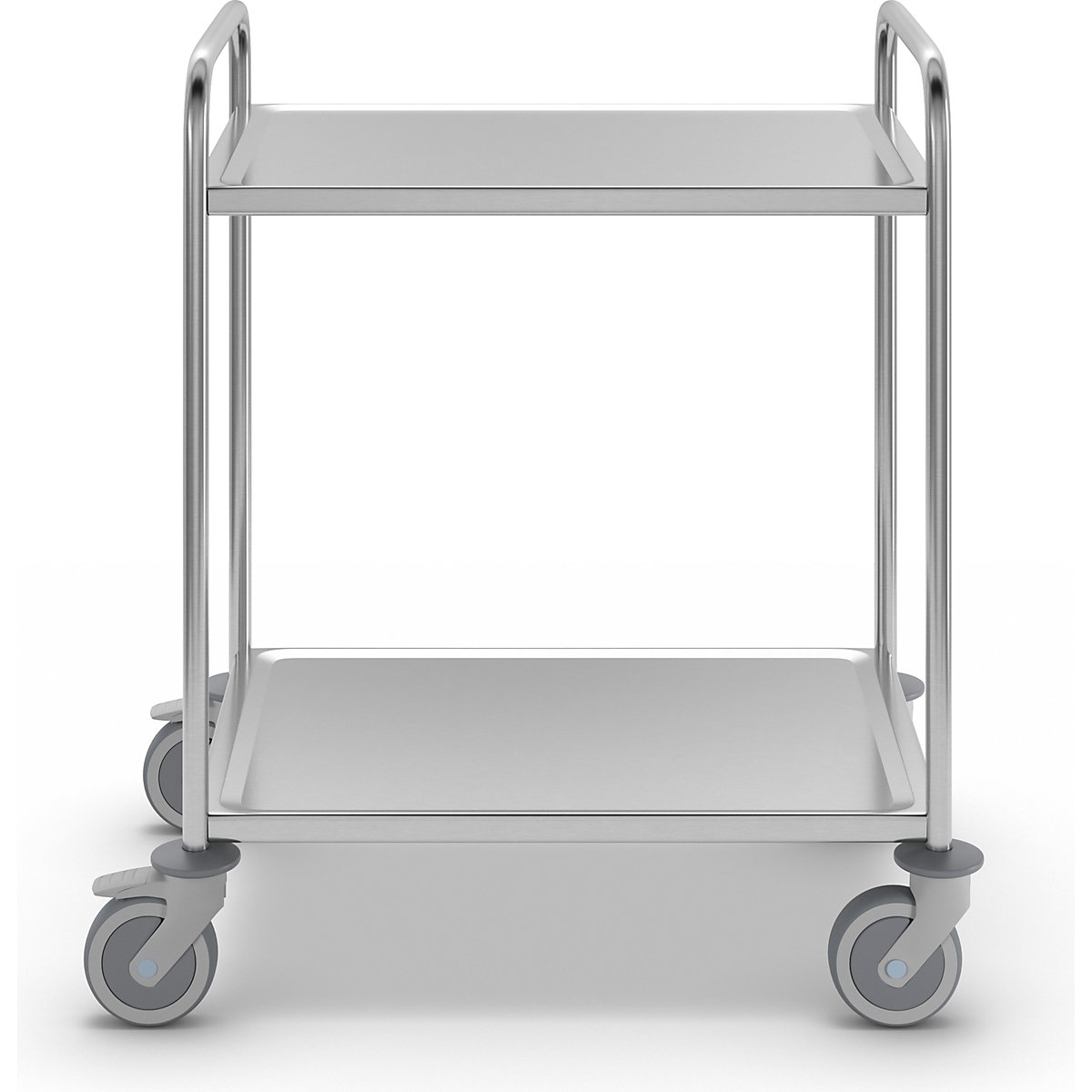 Stainless steel serving trolley – Kongamek (Product illustration 7)-6
