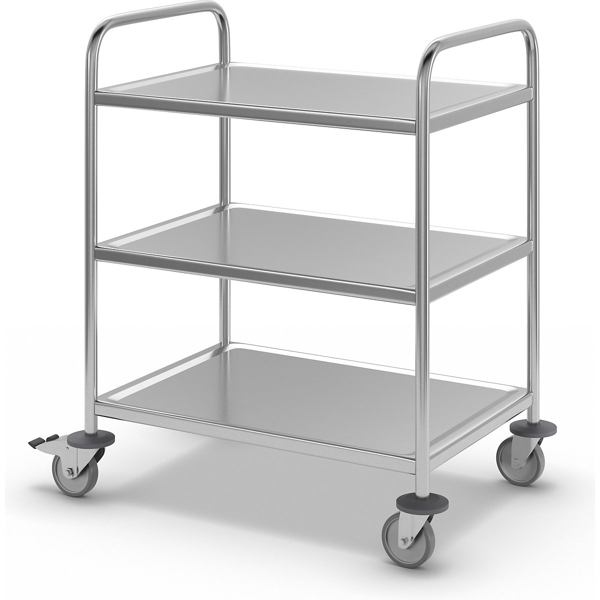 Stainless steel serving trolley – Kongamek (Product illustration 23)-22