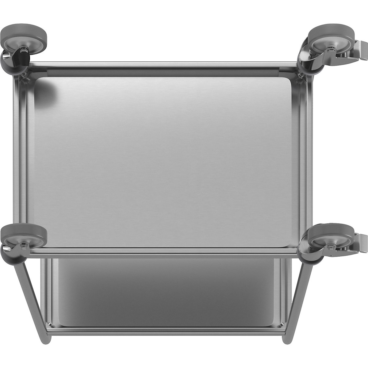 Stainless steel serving trolley (Product illustration 15)-14