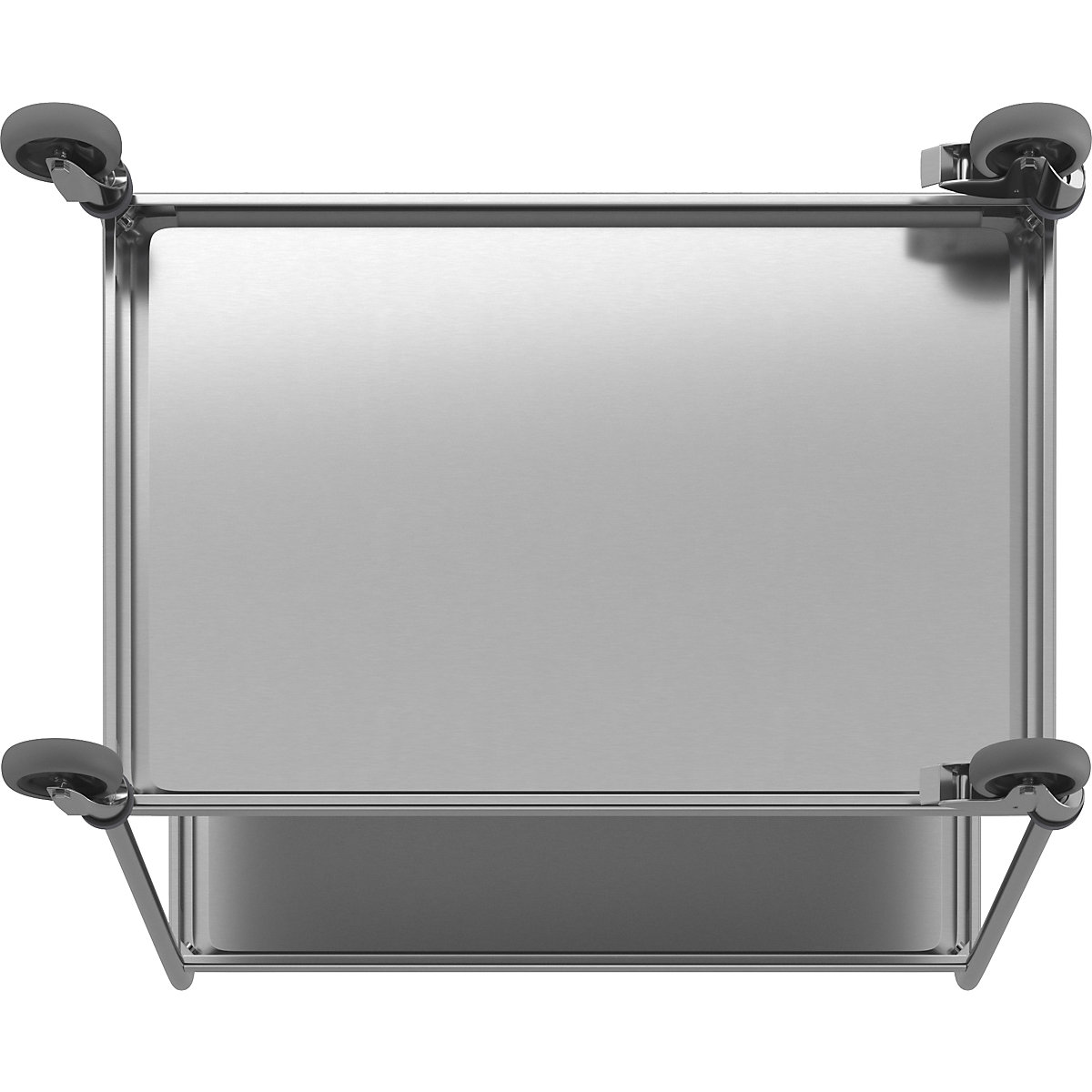 Stainless steel serving trolley (Product illustration 24)-23