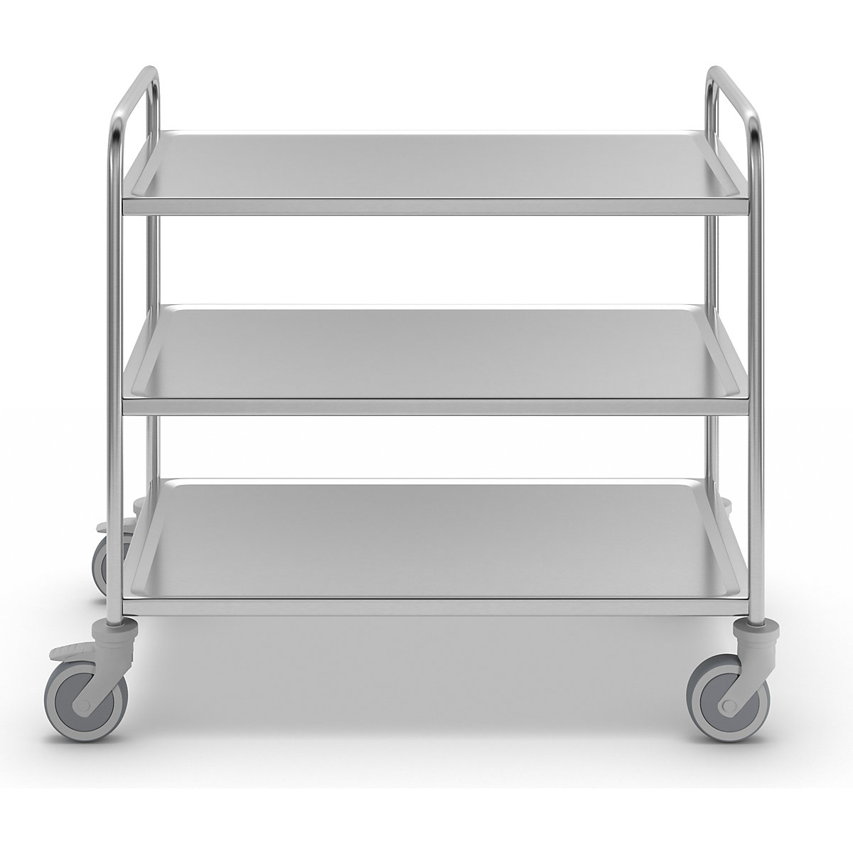 Stainless steel serving trolley (Product illustration 6)-5