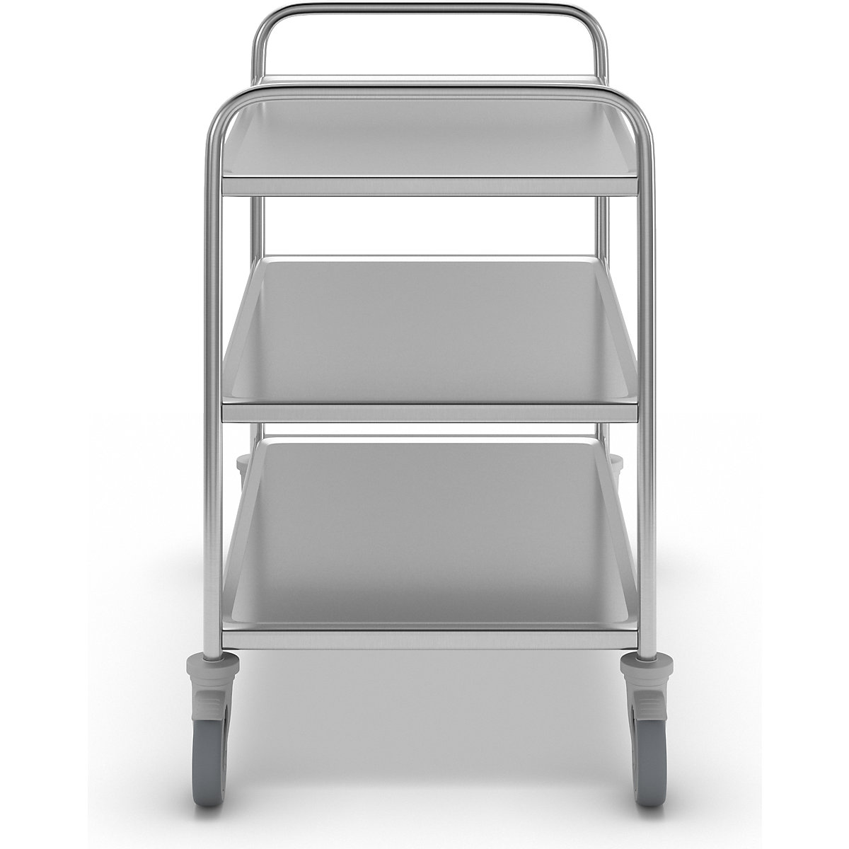 Stainless steel serving trolley (Product illustration 7)-6