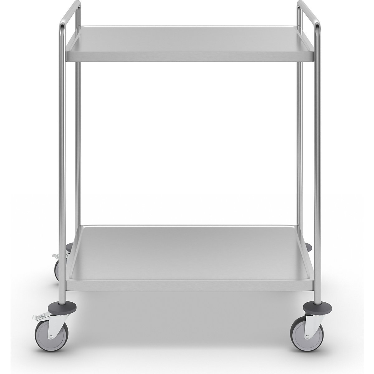 Stainless steel shelf truck, welded – Kongamek (Product illustration 4)-3