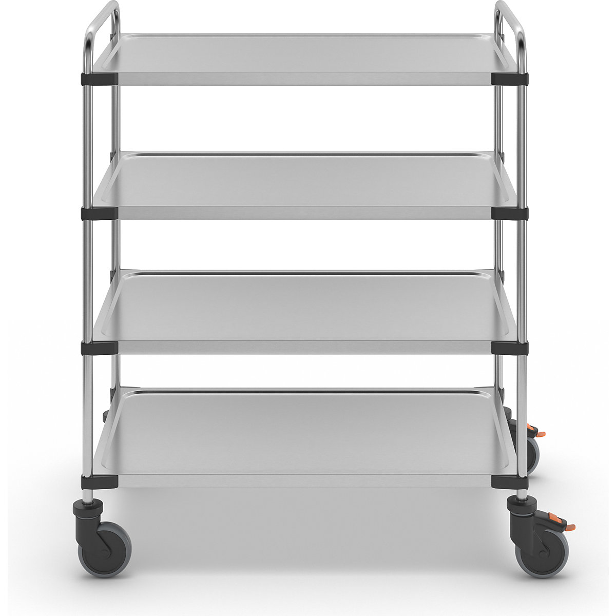 Stainless steel table trolley (Product illustration 2)-1