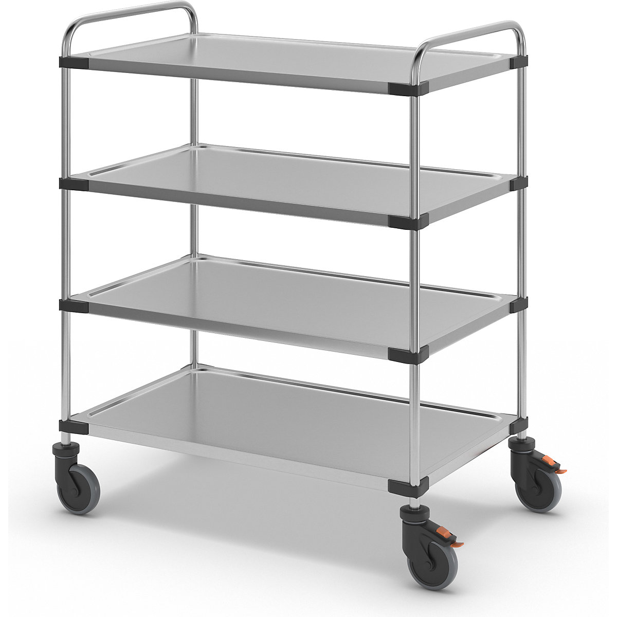 Stainless steel table trolley (Product illustration 3)-2