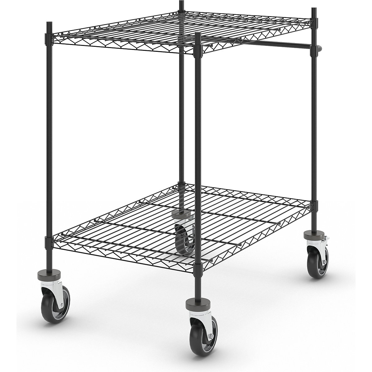 Wire mesh table trolley, black (Product illustration 14)-13