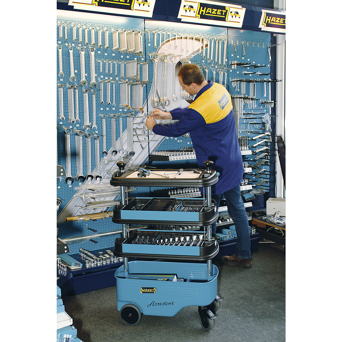 ASSISTENT 166 tool trolley – HAZET (Product illustration 2)-1