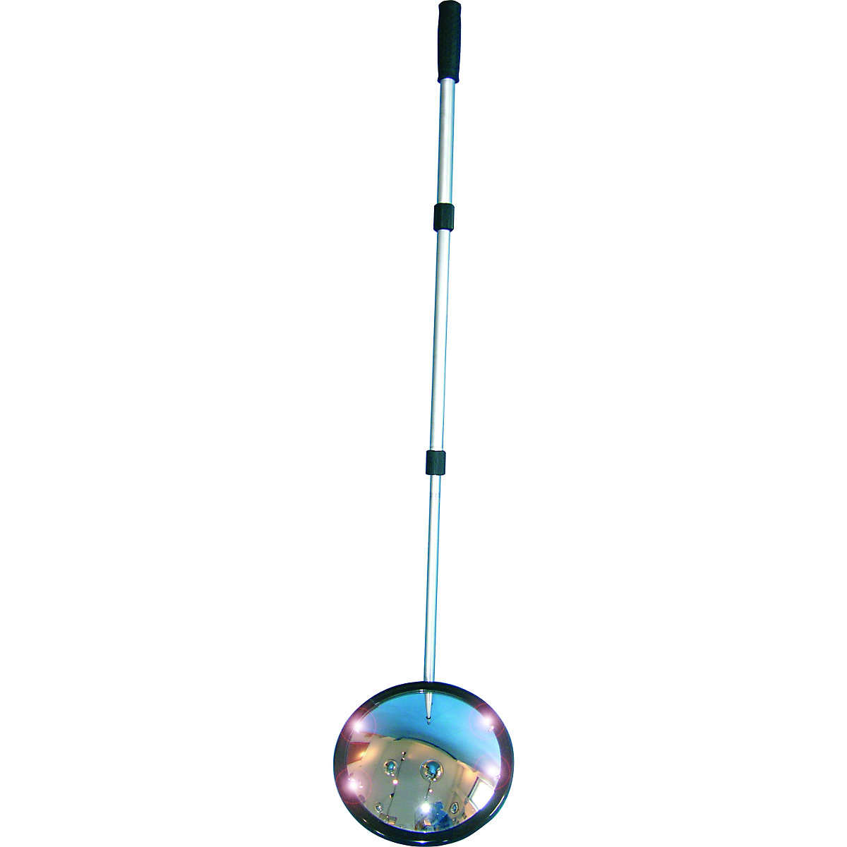 Inspection mirror with telescopic arm, round, Ø 250 mm, with light-7