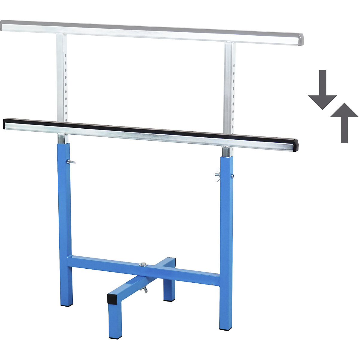 Working platform, height adjustable – eurokraft pro (Product illustration 2)-1